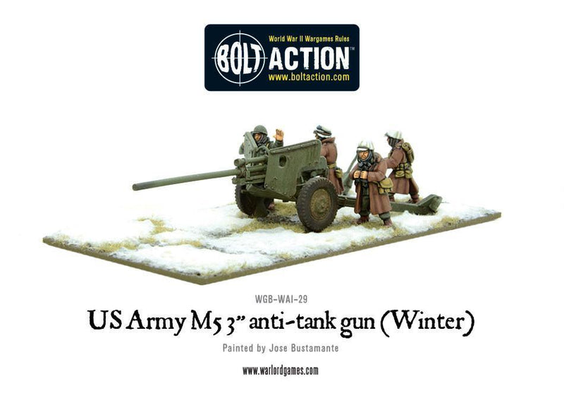 US Army 3-inch anti-tank gun M5 (Winter)