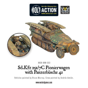 Sd.Kfz 251/7C Pionierwagen with panzerbüchse 41
