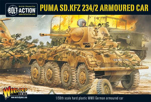 Puma Sd.Kfz 234/2 Armoured Car plastic box set