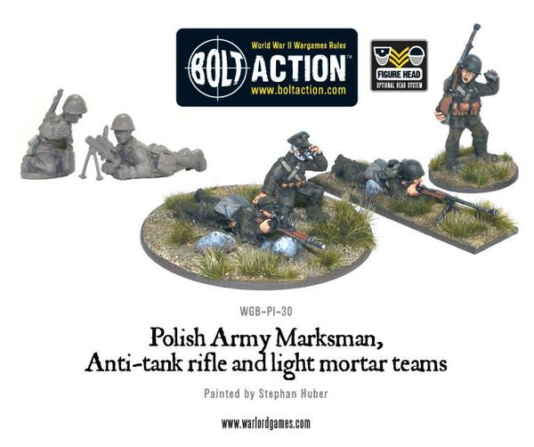Polish Army Marksman, Anti-tank rifle and light mortar teams