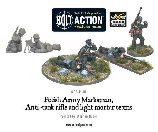 Polish Army Marksman, Anti-tank rifle and light mortar teams