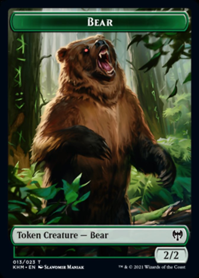 Bear Token [Kaldheim Tokens]