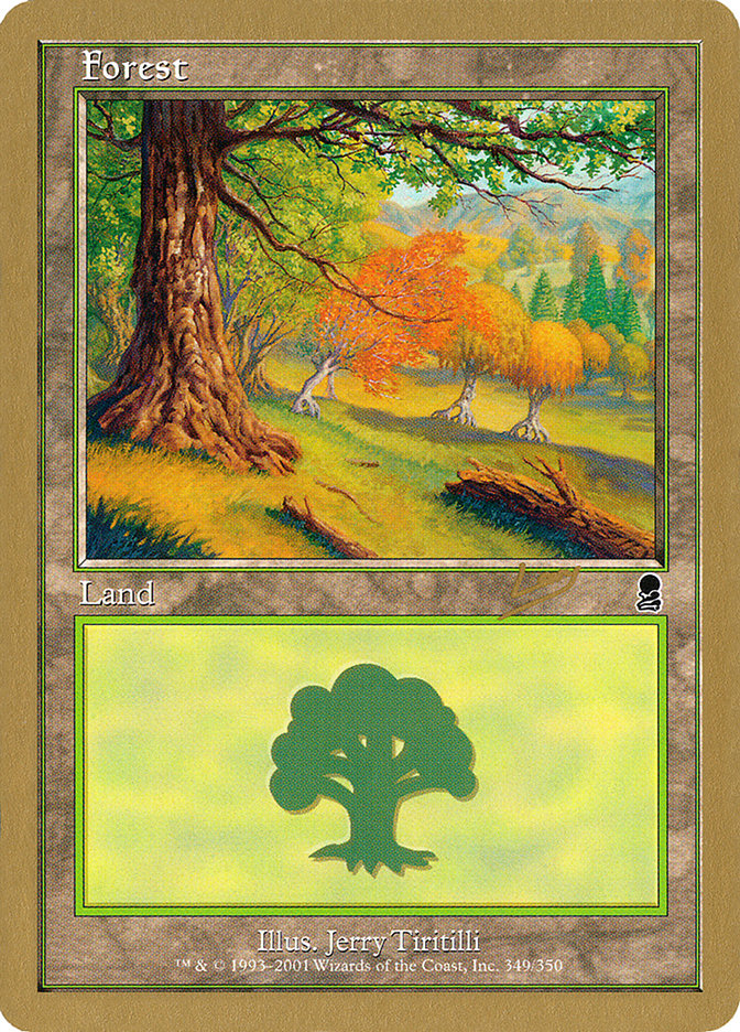 Forest (349) (Raphael Levy) [World Championship Decks 2002]