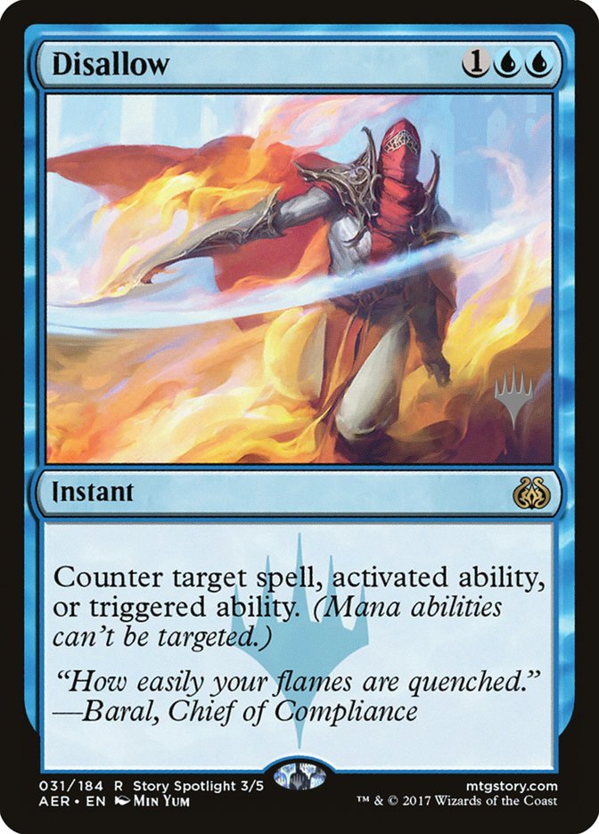 Disallow (Promo Pack) [Aether Revolt Promos]