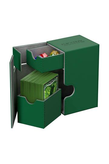 Ultimate Guard Flip´n´Tray Deck Case 80+ Standard Size XenoSkin Green