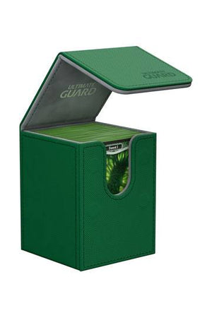 Ultimate Guard Flip Deck Case 100+ Standard Size XenoSkin Green