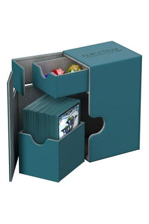 Ultimate Guard Flip´n´Tray Deck Case 80+ Standard Size XenoSkin™ Petrol Blue