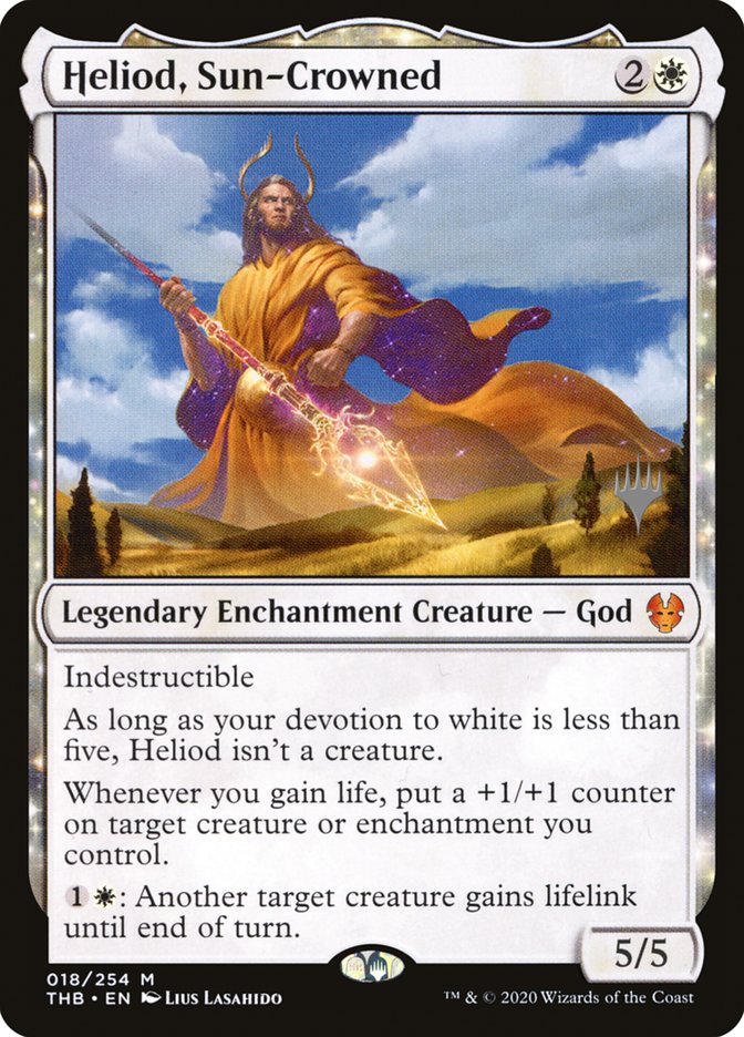 Heliod, Sun-Crowned (Promo Pack) [Theros Beyond Death Promos]