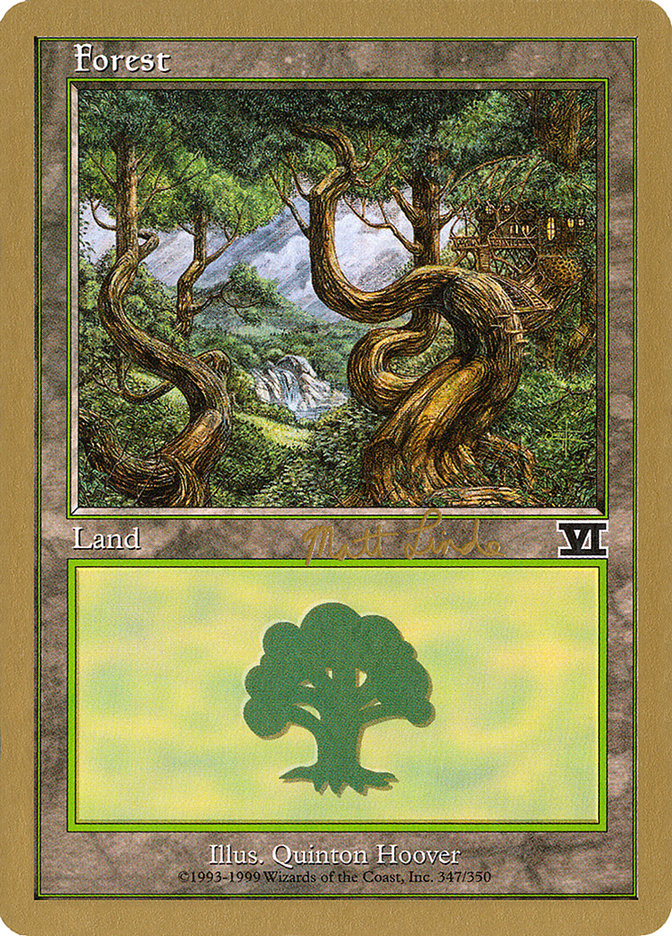 Forest (ml347b) (Matt Linde) [World Championship Decks 1999]