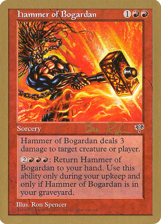 Hammer of Bogardan (Ben Rubin) [World Championship Decks 1998]