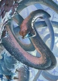 Koma, Cosmos Serpent 1 Art Card [Kaldheim Art Series]