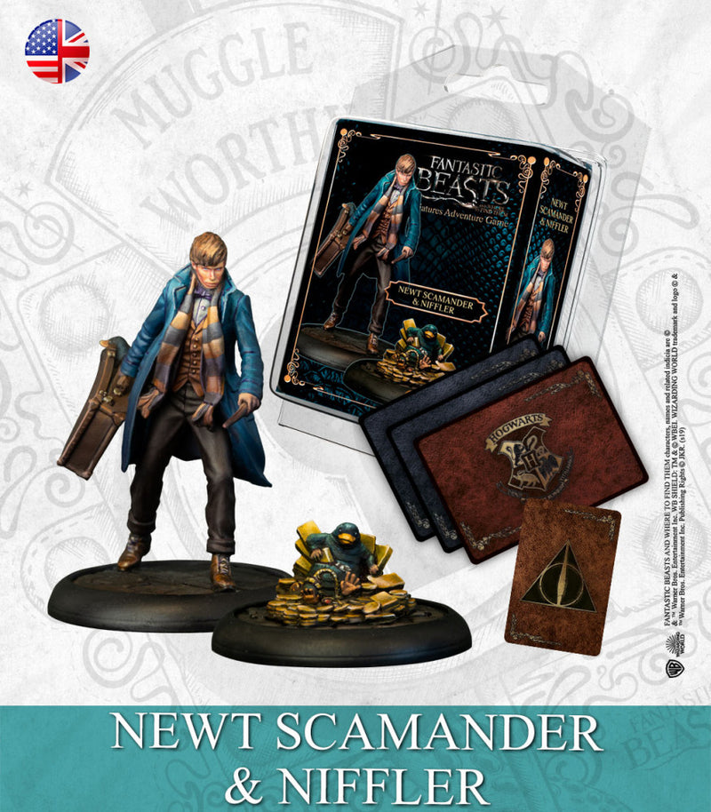 Harry Potter Miniature Game: Newton Scamander & Niffler