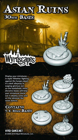 Asian Ruins - 30mm Bases