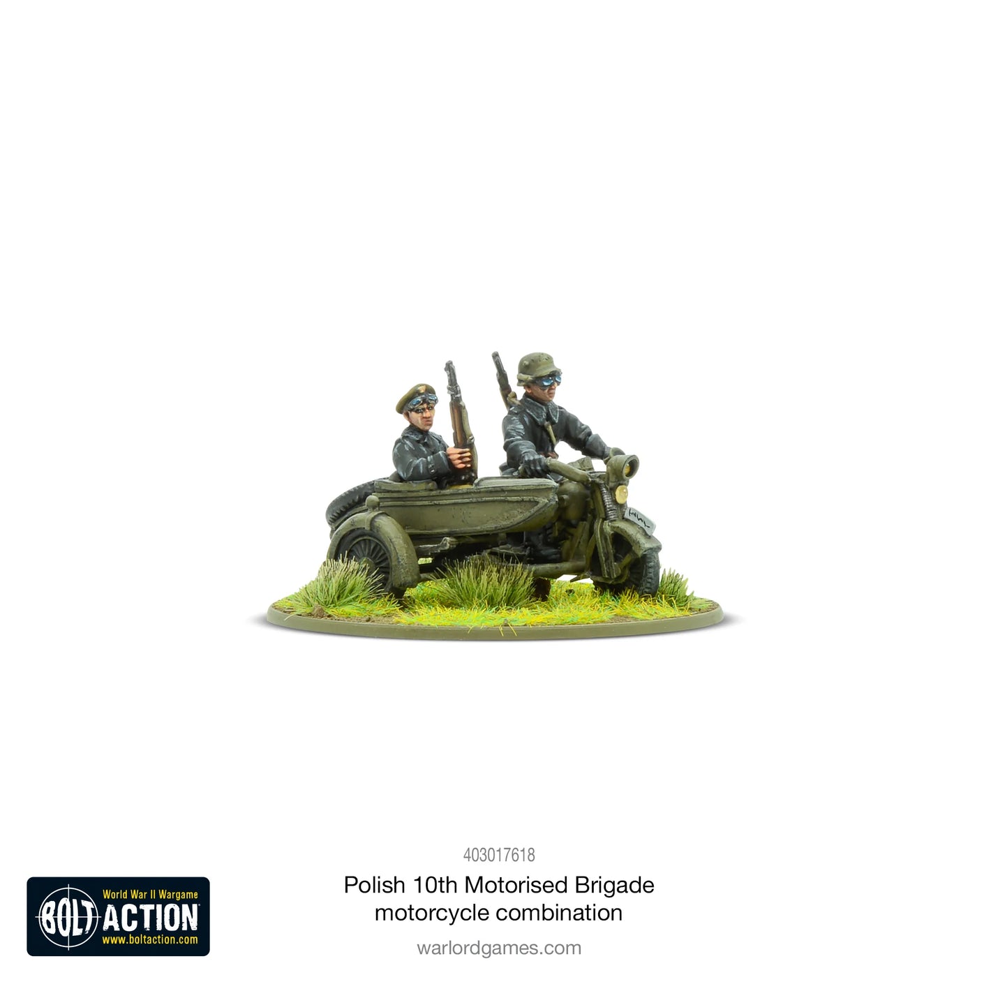 Polish 10th Motorised Brigade Motorcycle combination