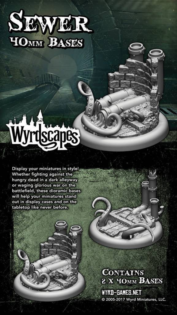 Sewer - 40mm Bases