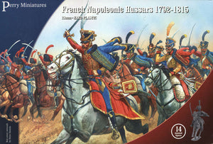 Plastic French Napoleonic Hussar box set (14 hussars)