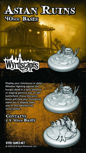 Asian Ruins Abandoned Shrine - 50mm Bases