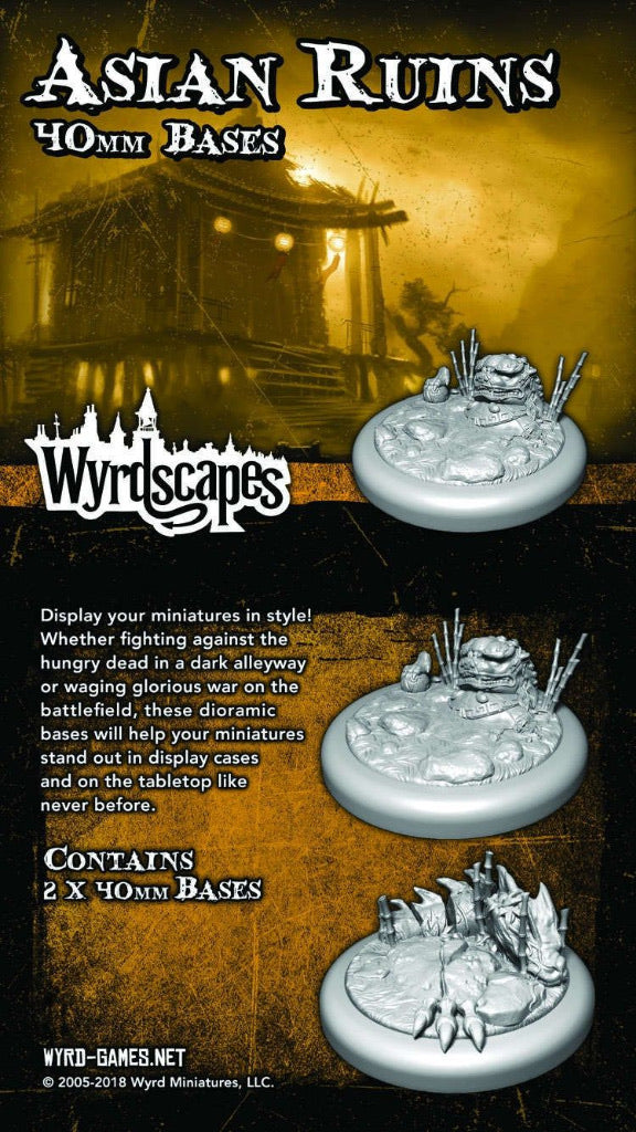 Asian Ruins - 40mm Bases