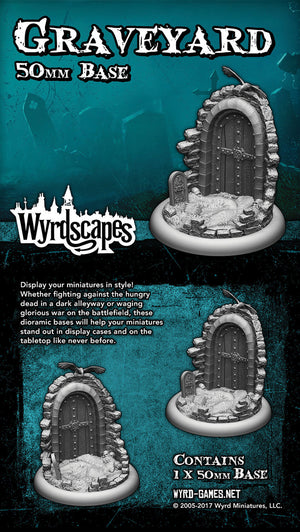 Graveyard Ruin - 50mm Bases