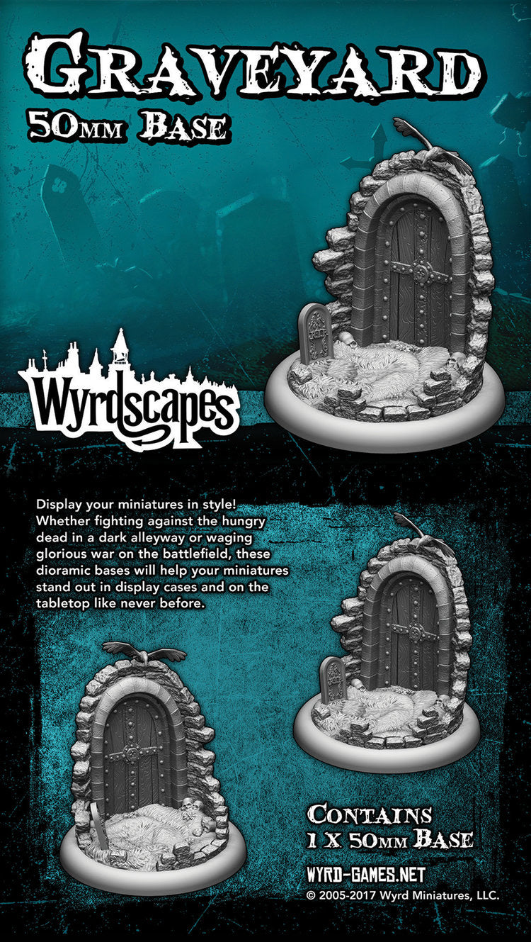 Graveyard Ruin - 50mm Bases