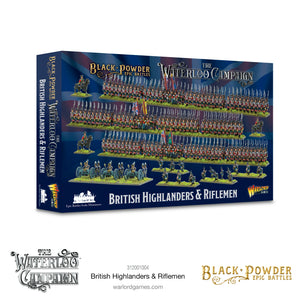 Black Powder Epic Battles: Waterloo - British Highlanders & Riflemen