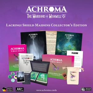 Achroma: The Warriors of Wishwell - First Edition Collectors -  Lacringi Shield Maidens