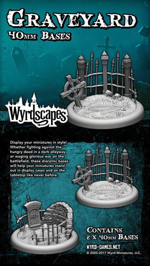 Graveyard - 40mm Bases