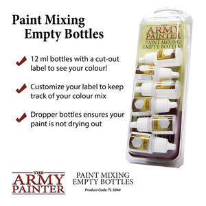 Army Painter Paint Mixing Empty Bottles
