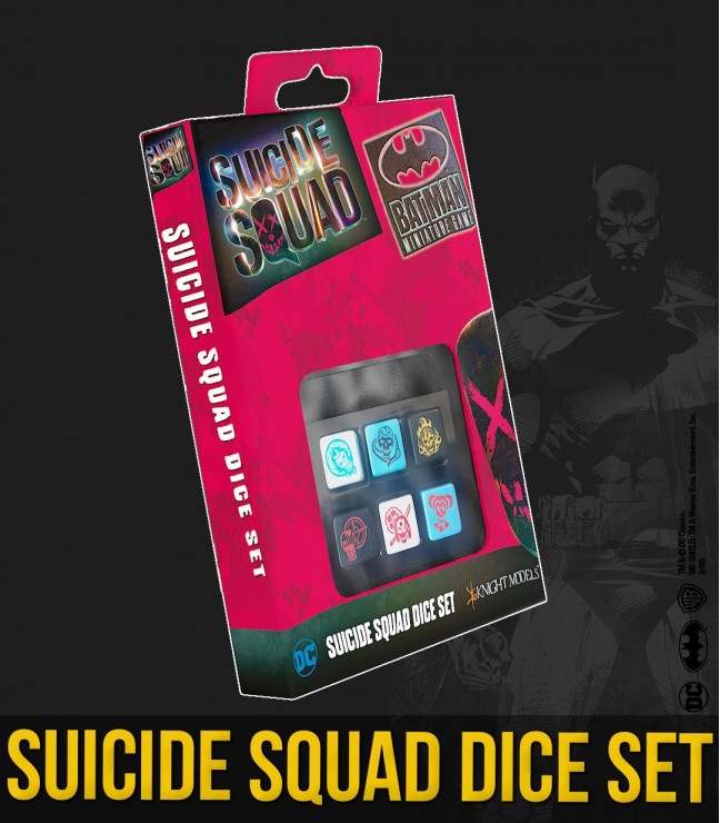 Batman Miniature Game Suicide Squad Dice Set