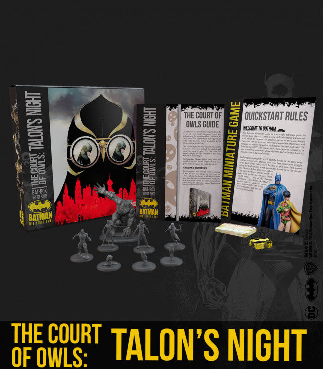 Batman Miniature Game - THE COURT OF OWLS: TALON'S NIGHT Bat Box (Starter Box)