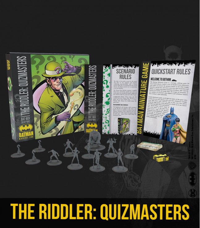 Batman Miniature Game - THE RIDDLER: Quizmaster Bat Box (Starter Box)