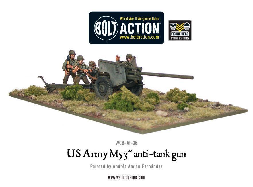 US Army M5 3" anti-tank gun
