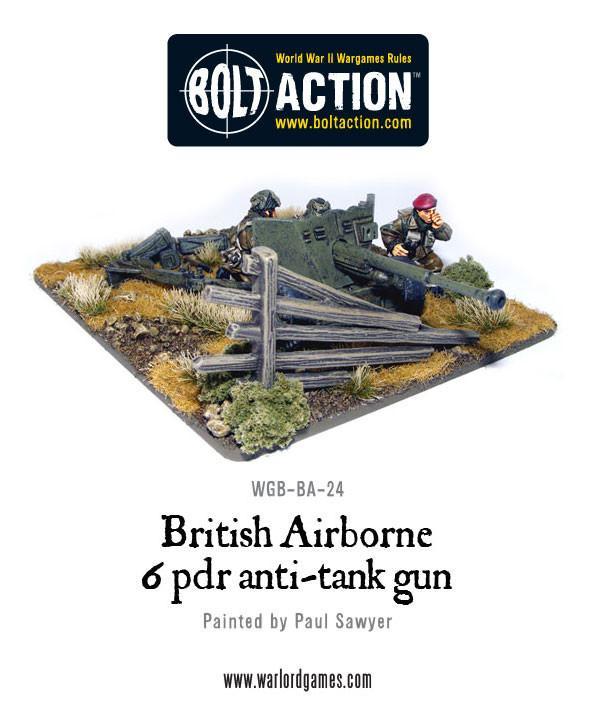 British Airborne Six Pounder AT Gun